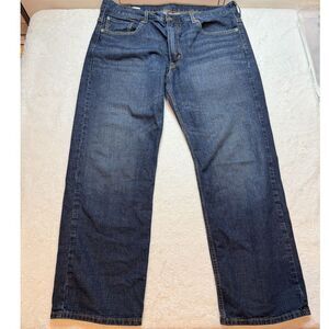 Levi's 569‎ Men's Loose Straight Leg Dark Wash Jeans Casual Comfort Fit 38 x 32